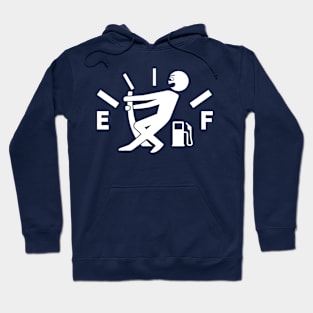 Empty tank - no fuel - fuel gauge Hoodie